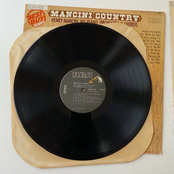 Lot 2 Henry Mancini Vinyl LP Mancini Country / Encore More of The Concert Sound - Picture 3 of 10
